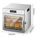 8 Tray Food Dehydrator with Touch Control