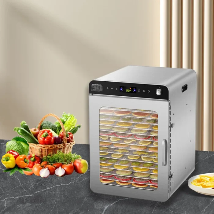 16 Tray Food Dehydrator with Touch Control & Ozone Function (1)